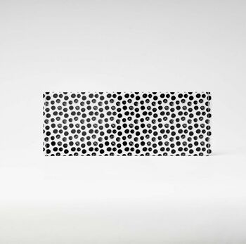 Portefeuille en carton BLACK DOTS Tyvek® Lite / porte-monnaie sans poche à monnaie 4