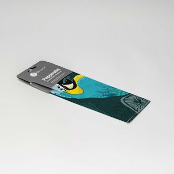 Portefeuille en carton BLUE MACAW Tyvek® Lite / porte-monnaie sans poche à monnaie 5