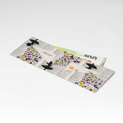 BUTTERFLIES FLY Tyvek® portefeuille en carton Lite / porte-monnaie sans poche à monnaie