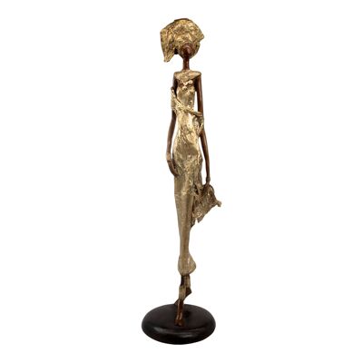 Bronze Issouf 80 cm doré n°2
