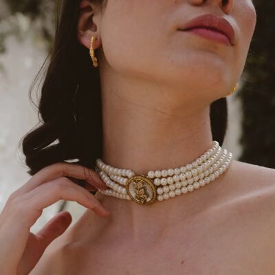 Vintage Avelin Pearl Choker
