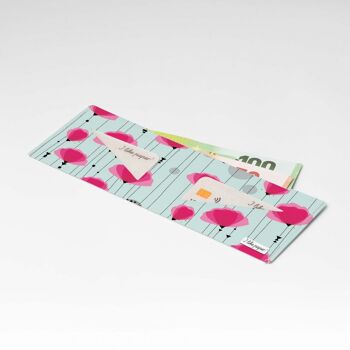 Portefeuille en carton COQUELICOT Tyvek® Lite / porte-monnaie sans poche à monnaie 1