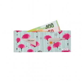 Portefeuille en carton COQUELICOT Tyvek® Lite / porte-monnaie sans poche à monnaie 2