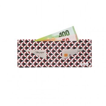 Portefeuille en carton CUBE Tyvek® Lite / porte-monnaie sans poche à monnaie 2