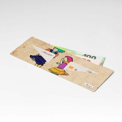 DANCING Tyvek® cardboard wallet Lite / purse without coin pocket