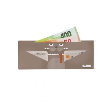 Portefeuille en carton DOG Tyvek® Lite / porte-monnaie sans poche à monnaie 2