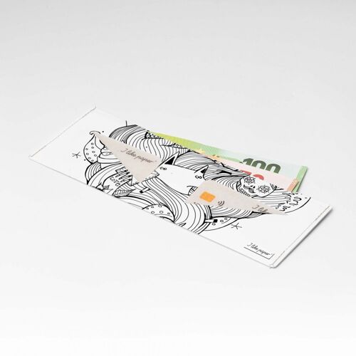 DOODLER Tyvek® Pappwallet Lite / Portmonnaie ohne Münzfach