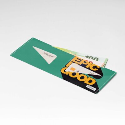 EPIC IS GOOD Portefeuille en carton Tyvek® Lite / porte-monnaie sans poche à monnaie