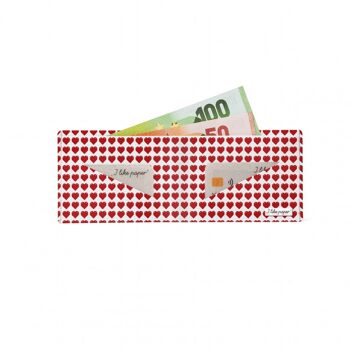 Portefeuille en carton FLIRTY ATTACK Tyvek® Lite / porte-monnaie sans poche à monnaie 2