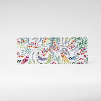 Portefeuille en carton FLORALITY BIRD Tyvek® Lite / porte-monnaie sans poche à monnaie 3