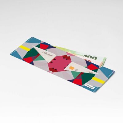 GEOMETRICAL4 Tyvek® cardboard wallet Lite / purse without coin pocket
