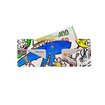 Portefeuille en carton GUID Tyvek® Lite / porte-monnaie sans poche à monnaie 2