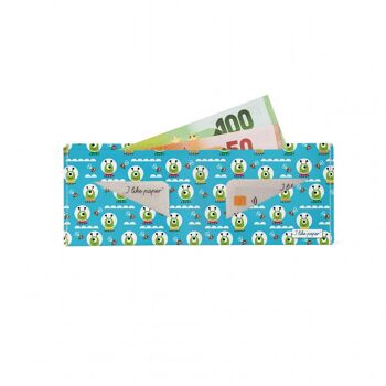 HAPPY ALIENS Tyvek® portefeuille en carton Lite / porte-monnaie sans poche à monnaie 2