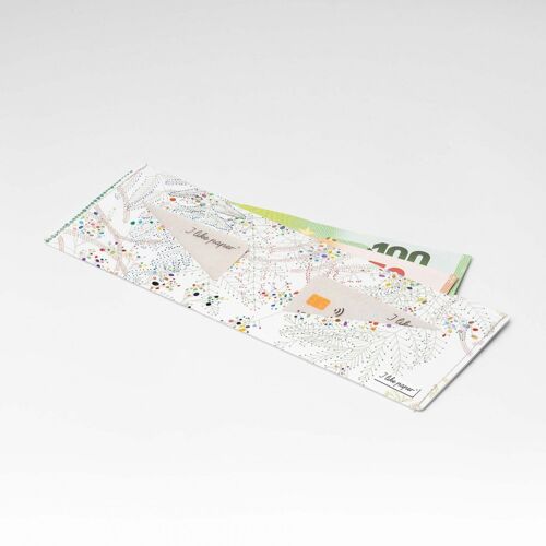 HAPPY FERN Tyvek® Pappwallet Lite / Portmonnaie ohne Münzfach