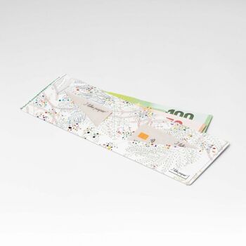 HAPPY FERN Tyvek® portefeuille en carton Lite / porte-monnaie sans poche à monnaie 1