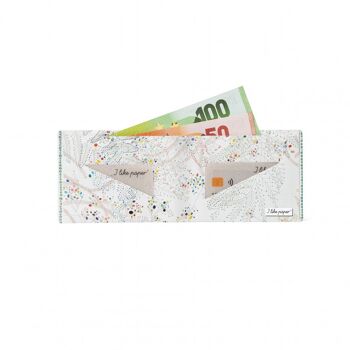 HAPPY FERN Tyvek® portefeuille en carton Lite / porte-monnaie sans poche à monnaie 2