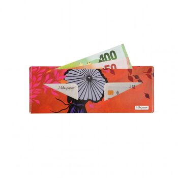Portefeuille en carton HERBSTFRAU Tyvek® Lite / porte-monnaie sans poche à monnaie 2
