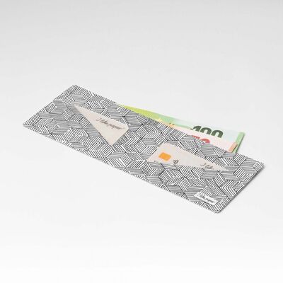 Portefeuille en carton KUBIK STROKE Tyvek® Lite / porte-monnaie sans poche à monnaie