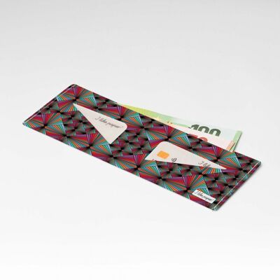 Portefeuille en carton LAMPION Tyvek® Lite / porte-monnaie sans poche à monnaie