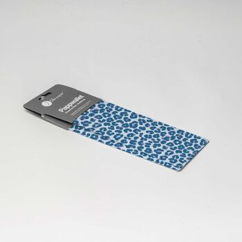 Portefeuille en carton LEOPARD BLEU Tyvek® Lite / porte-monnaie sans poche à monnaie 5