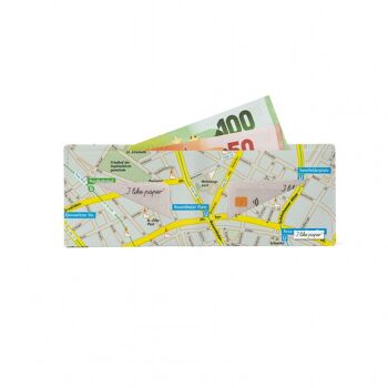 LOST IN BERLIN - Portefeuille en carton Tyvek® CLASSIC Lite / porte-monnaie sans poche à monnaie 2