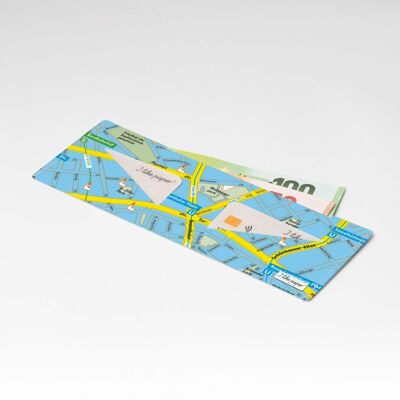 LOST IN BERLIN - FRESH BLUE Tyvek® Pappwallet Lite / Portmonnaie ohne Münzfach