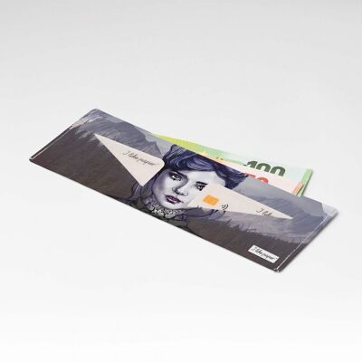 Portefeuille en carton MIRIAM Tyvek® Lite / porte-monnaie sans poche à monnaie