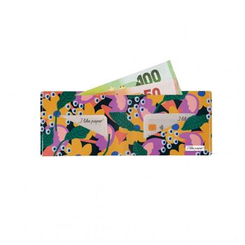 Portefeuille en carton NATURALEZA Tyvek® Lite / porte-monnaie sans poche à monnaie 2