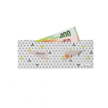 Portefeuille en carton NERDY Tyvek® Lite / porte-monnaie sans poche à monnaie 2