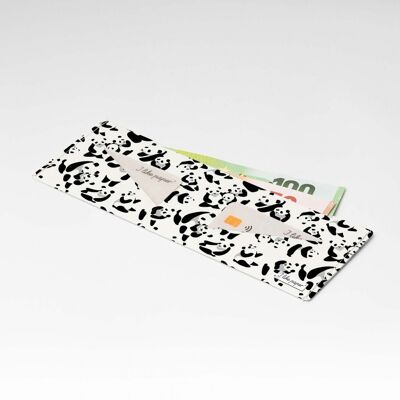 Portefeuille en carton PANDA Tyvek® Lite / porte-monnaie sans poche à monnaie