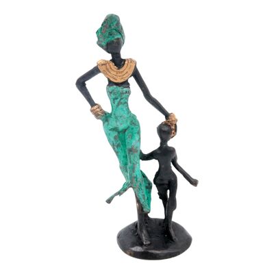 Bronze 15 cm turquoise n°4