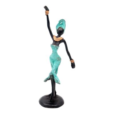 Bronze 15 cm turquoise n°12