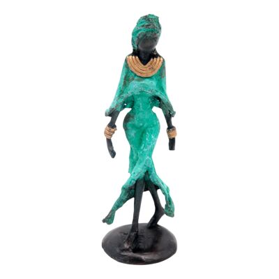 Bronze 15 cm turquoise n°21
