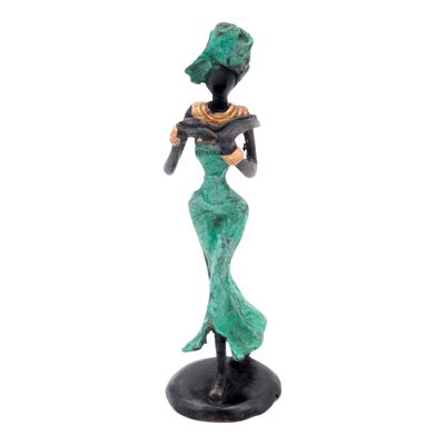 Bronze 15 cm turquoise n°22