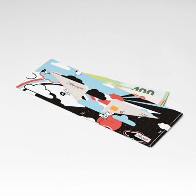 Portefeuille en carton RED BIRD Tyvek® Lite / porte-monnaie sans poche à monnaie