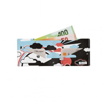 Portefeuille en carton RED BIRD Tyvek® Lite / porte-monnaie sans poche à monnaie 2