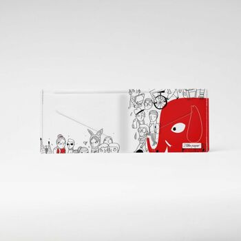 Portefeuille en carton RED ELEFANT Tyvek® Lite / porte-monnaie sans poche à monnaie 3