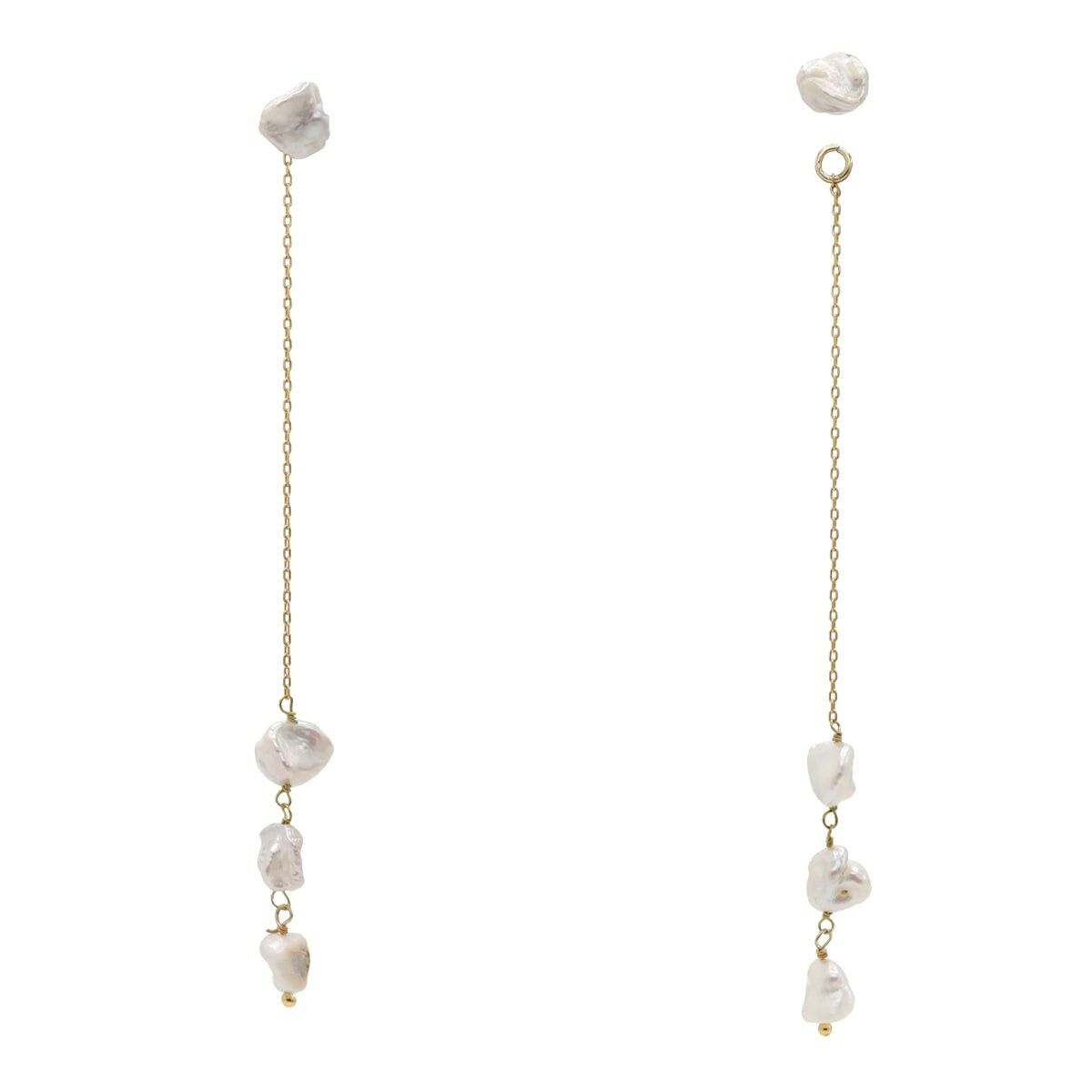 Abnehmbare Majesty-Perlenohrringe