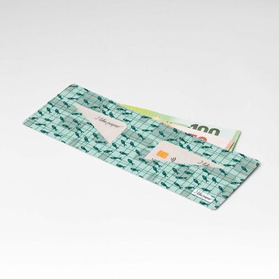 Portefeuille en carton RETROFISH Tyvek® Lite / porte-monnaie sans poche à monnaie