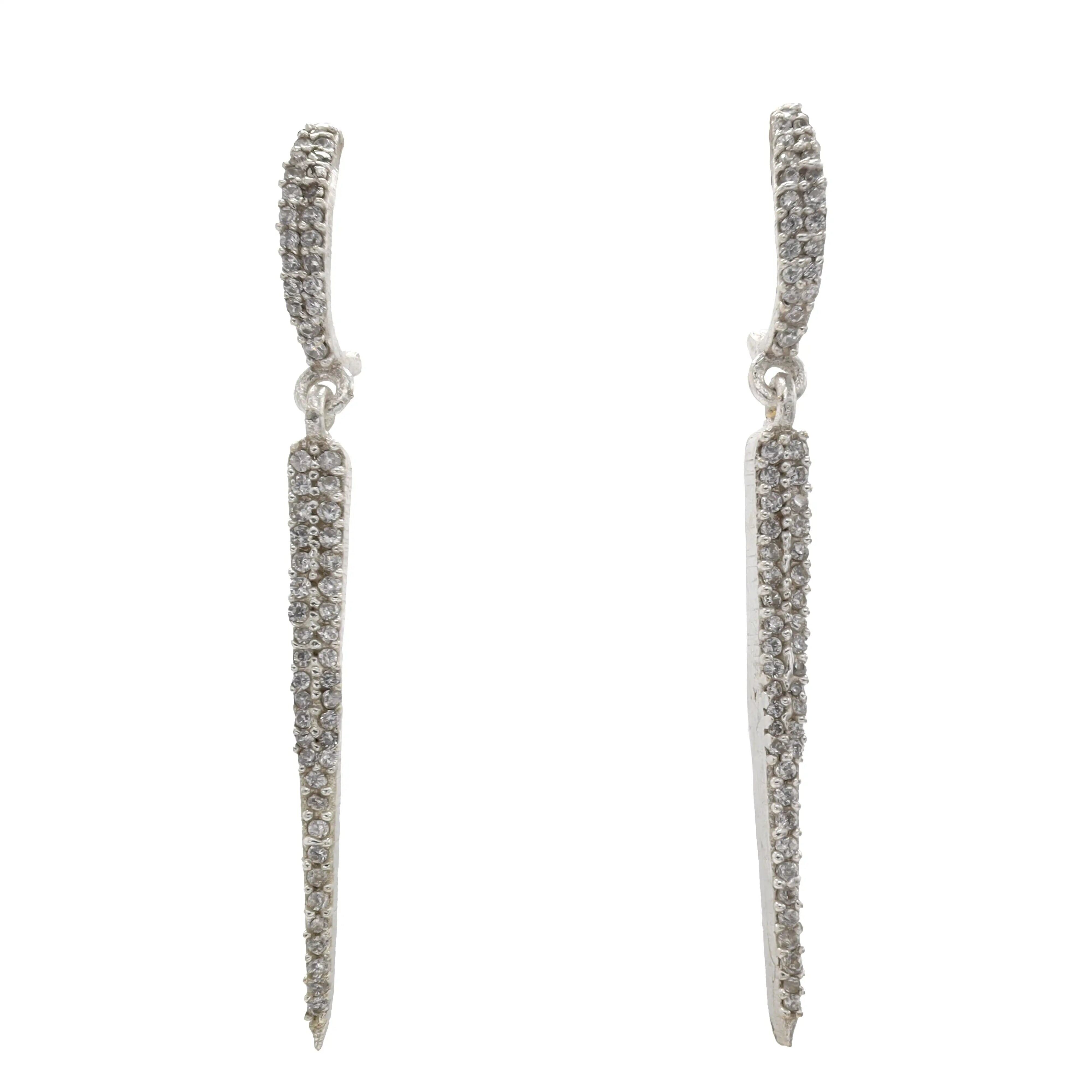 Fortunata Silberglanz-Ohrringe