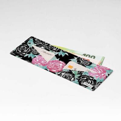 ROSES Tyvek® cardboard wallet Lite / purse without coin pocket