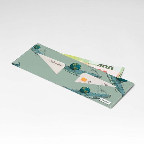 SAVE THE PLANET Tyvek® Pappwallet Lite / Portmonnaie ohne Münzfach