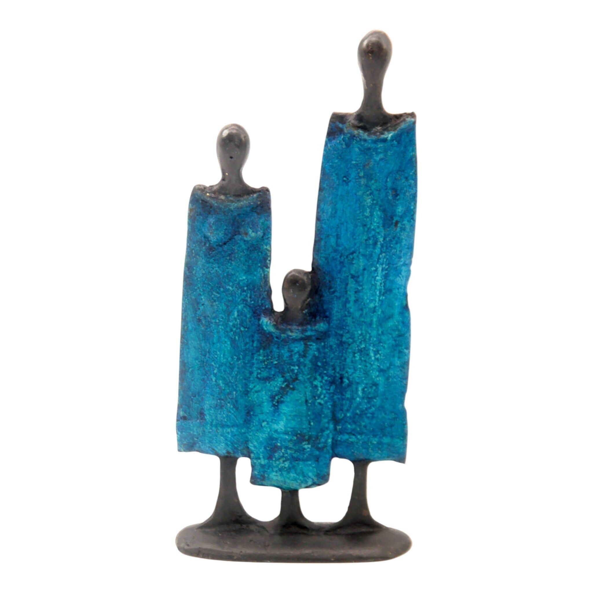 Famiglia di 3 personaggi blu n. 2