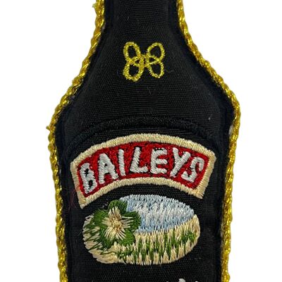 Decoración bordada Baileys, 10 cm