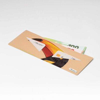 SCHNABELVOGEL Portafoglio in cartone Tyvek® Lite / portamonete senza tasca portamonete
