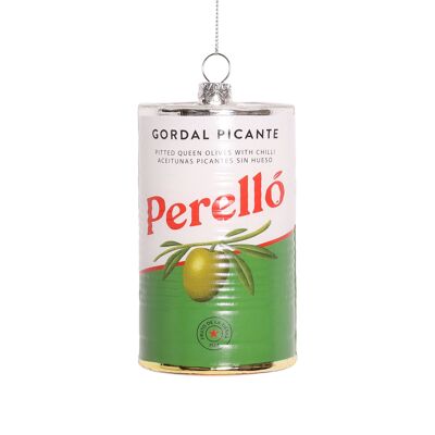 Adorno navideño de aceitunas del Perelló, 10 cm