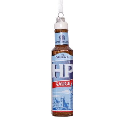 Decoración navideña de cristal para salsa HP, 14 cm