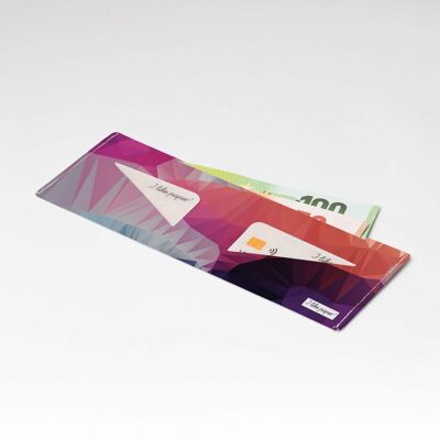 Portefeuille en carton STOEWERS Tyvek® Lite / porte-monnaie sans poche à monnaie