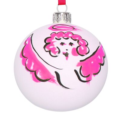 Adorno navideño de artista querubín, 8 cm