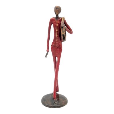 Homme 35 cm rouge n°2